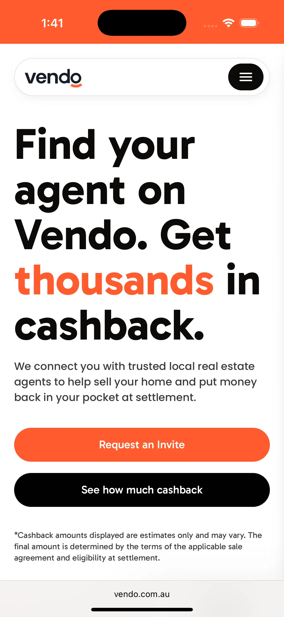 Vendo guided workflow on mobile